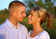 couple in loving gaze