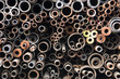 metal pipes