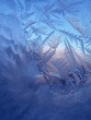  frosty pattern on winter window
