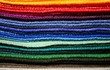 colorful fabric samples