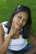 thinking woman