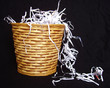 Foto: shredded paper in waste basket shredded paper in waste basket