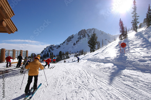 Photo: ski resort ski resort