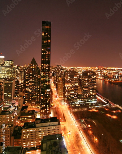 new york skyline pictures. new york skyline night view