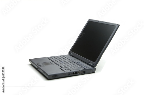 isolated laptop isolated laptop