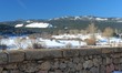 paisaje de montaña nevado