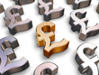 3d sterling pound symbols 3d sterling pound symbols