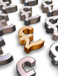3d sterling pound symbols 3d sterling pound symbols