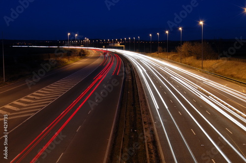 Foto: motorway at night motorway at night
