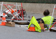 chantier sur route