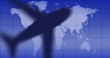 black airplane