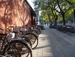 bicycles in beijing - landscape shot bicycles in beijing - landscape shot