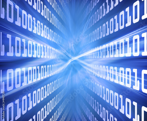 binary code blue energy