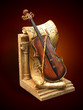 violin statue