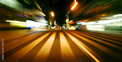speed through city streets