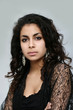 Beautiful woman in black lace