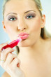 girl doing makeup