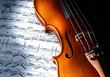 canvas print picture - violin