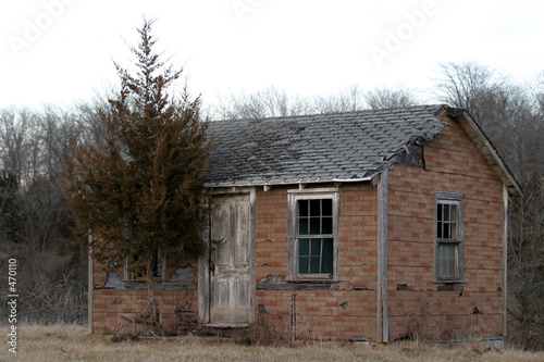Photo: 'brick' cabin - sw view 'brick' cabin - sw view