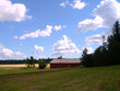 meadow, the sky and clouds