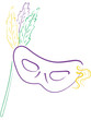 mardi gras mask 3