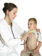 doctor assessing child by stethoscope 3