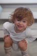 posing little boy