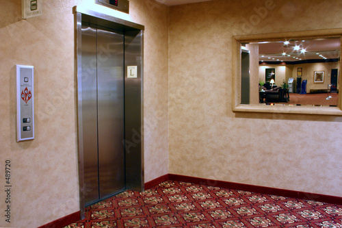 Photo: hotel elevator near lobby hotel elevator near lobby