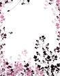 leafy framed background