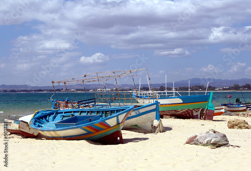 fisher boats - tunisia.