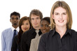 diverse business group
