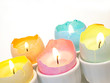 easter egg candles