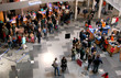 standing in line