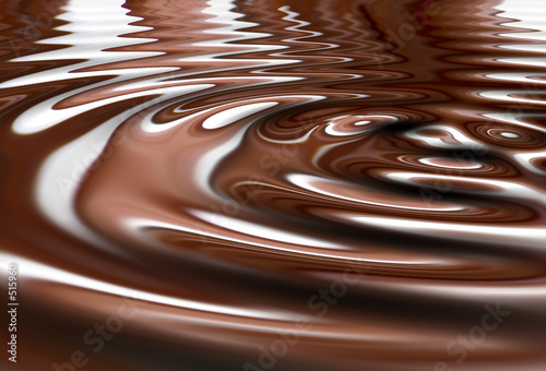 Illustration: animated chocolate waves animated chocolate waves