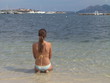 fernblick am strand, mallorca
