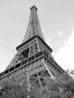 tour d'eiffel,paris, black and white