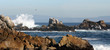 rocky beach panorama