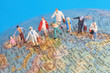 around the world