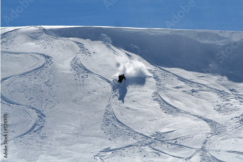 Photo: ski hors pistes ski hors pistes
