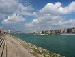 danube river and elisabeth bridge