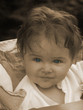 baby with blue eyes