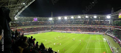 Foto: panorama of football stadium panorama of football stadium
