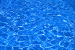 pure blue water in pool
