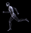 Illustration: x-ray man running x-ray man running