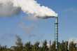 chimney and smoke