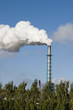 chimney and smoke