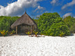 Image : hute sur une plage