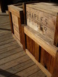 caisse en bois far west