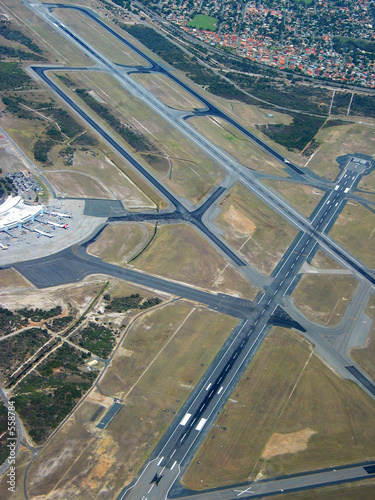 Foto: airport aerial airport aerial