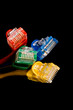 network cables. macro network cables. macro